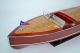 Chris Craft Racing Runabout 1953 - Handmade Wooden Classic Speedboat Model Model Ships photo 8