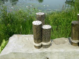 One Nautical From Cca Pressure Treated Posts And Sisal Rope With Fish Netting photo