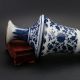 Chinese Blue And White Hand - Painted Porcelain Vase W Qing Dynasty Qianlong Mark Vases photo 5