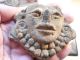 2 Zapotec Heads Papers Pre - Columbian Archaic Ancient Artifact Olmec Aztec Mayan The Americas photo 1
