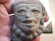 2 Zapotec Heads Papers Pre - Columbian Archaic Ancient Artifact Olmec Aztec Mayan The Americas photo 2