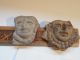 2 Zapotec Heads Papers Pre - Columbian Archaic Ancient Artifact Olmec Aztec Mayan The Americas photo 5