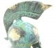 Ancient Greek Bronze Museum Replica Of Spartan Officer Helmet (387) Greek photo 3