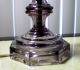 Antique Vintage Amethyst Swirl Glass Table Lamp. Lamps photo 5