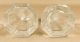 Vintage Antique Cut Glass With Glass Tops Salt & Pepper Shakers,  1910 ' S,  Rf10 Salt & Pepper Shakers photo 2