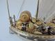 Exquisite Japanese Solid Sterling Silver Enamel Treasure Ship 250 Grams 8.  8 Oz Asia photo 5