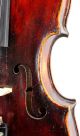Antique 19th Century Mittenwald German Violin,  Tone, String photo 6