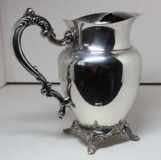 Vintage 1967 Oneida Silverplate Du Maurier Water Pitcher With Lip 64 Oz Usa photo