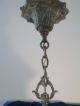 Antique C.  1920 1 Light 75,  Crystal Prisms Water Fall Chandelier Victorian Style Chandeliers, Fixtures, Sconces photo 5