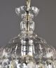 Crystal Le Pomme Pendant Chandelier C1920 Vintage Antique Glass Ceiling Light Chandeliers, Fixtures, Sconces photo 2