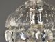 Crystal Le Pomme Pendant Chandelier C1920 Vintage Antique Glass Ceiling Light Chandeliers, Fixtures, Sconces photo 3