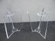 Mid - Century Modern Lucite Beveled Glass - Top Dining Table 3319 Post-1950 photo 9