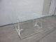 Mid - Century Modern Lucite Beveled Glass - Top Dining Table 3319 Post-1950 photo 1