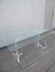 Mid - Century Modern Lucite Beveled Glass - Top Dining Table 3319 Post-1950 photo 3