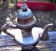 Ornate Antique Ottoman Islamic Arabic Teapot Coffee Pot Copper Brass W/ Dragons Islamic photo 2