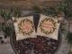 2 Primitive Christmas Holiday Greeting Pillows Bowl Fillers Ornies Ornaments Primitives photo 3