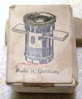 Antique / Vintage Prepared Slide Viewer / Microscope - Made In Germany - 1 1/2 