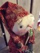 Primitive Grungy Snowman With Stocking Christmas Doll Primitives photo 9