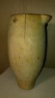 Antique Wooden Water Pitcher Early American,  Primitive With Leather Handle Primitives photo 1