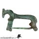 Roman 200 Ad Bronze Horse Fibula Brooch Roman photo 1