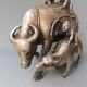 Chinese Tibetan Silver Hand Work Statue - - - - Cattle & Children Nr Other Antique Chinese Statues photo 1