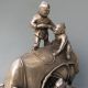 Chinese Tibetan Silver Hand Work Statue - - - - Cattle & Children Nr Other Antique Chinese Statues photo 2
