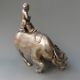 Chinese Tibetan Silver Hand Work Statue - - - - Cattle & Children Nr Other Antique Chinese Statues photo 4
