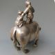 Chinese Tibetan Silver Hand Work Statue - - - - Cattle & Children Nr Other Antique Chinese Statues photo 5