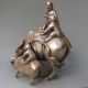 Chinese Tibetan Silver Hand Work Statue - - - - Cattle & Children Nr Other Antique Chinese Statues photo 7