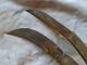 Antique Primitive Wood Old Metal Iron Hand Made Rustic Farm Naive Pocket Knife Primitives photo 7
