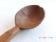 1800 ' S Early Antique Hand Carved Wood Deep Bowl Spoon 14.  88 