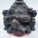 Chinese Bronze Maitreya Buddha Statue Other Antique Chinese Statues photo 2