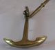 Antique Door Knocker Nautical Solid Brass Anchor Door Knocker Ship Boat Anchor Door Bells & Knockers photo 1