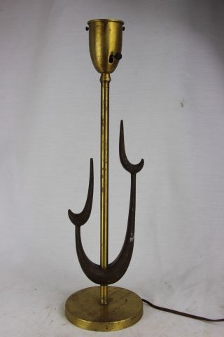 Rare Mid Century Sculptural Atomic Mcm Rembrandt Lamp Project Torchiere photo