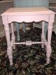 Vintage Pink Small Table Accent Entry Way - Annie Sloan Chalk Paint - Cottage Chic 1900-1950 photo 1