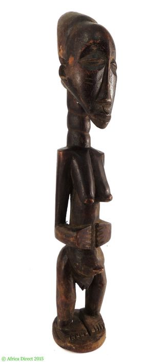 Luba - Kasai Or Kanyok Standing Female Miniature Congo Africa Was $99 photo