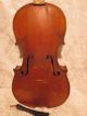 Antique Heinrich Th.  Heberlein Jr.  Markneukirchen 1914 Violin W Case For Restore String photo 5