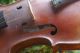 Antique Stainer Violin W/case & Bow Inlaid Mop Flower String photo 9