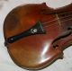 Antique Stainer Violin W/case & Bow Inlaid Mop Flower String photo 10