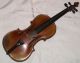Antique Stainer Violin W/case & Bow Inlaid Mop Flower String photo 1