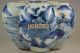 Collectible China Handwork Porcelain Carving 6 Top Painting War Big Vase Vases photo 1