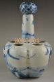 Collectible China Handwork Porcelain Carving 6 Top Painting War Big Vase Vases photo 4