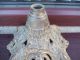 Very Ornate Old Cast Iron Oil Lamp Base Lamps photo 3