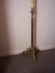 Ornate Antique Brass Hall Tree Lion Head Claw Foot Base Made In Italy Post-1950 photo 5