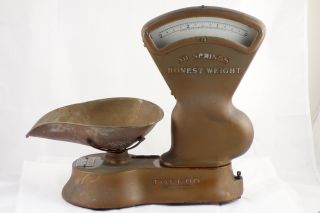 Vintage 1924 Toledo No Springs Honest Weight 405ca Candy Store 3lb Scale photo