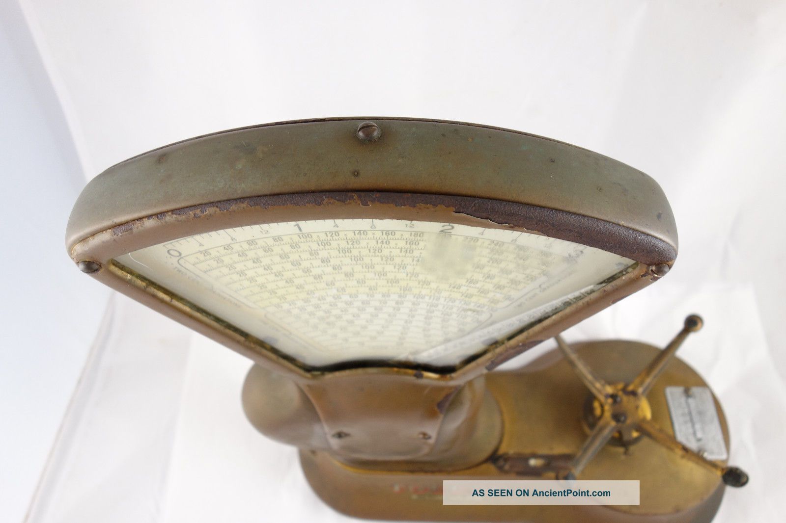 Vintage 1924 Toledo No Springs Honest Weight 405ca Candy Store 3lb Scale