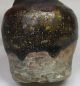F753: Real Japanese Oldest Seto Pottery Ware Tea Caddy Over 300 Years Ago Tea Caddies photo 3