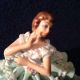 Dresden Porcelain Doll Ballerina Figurine Sandiseli West Germany Crown Mark Figurines photo 1