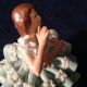 Dresden Porcelain Doll Ballerina Figurine Sandiseli West Germany Crown Mark Figurines photo 5
