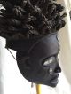 Yombe Witch Doctor Mask With Vulture Feathers Authentic Congo Palo Mayombe Sculptures & Statues photo 2